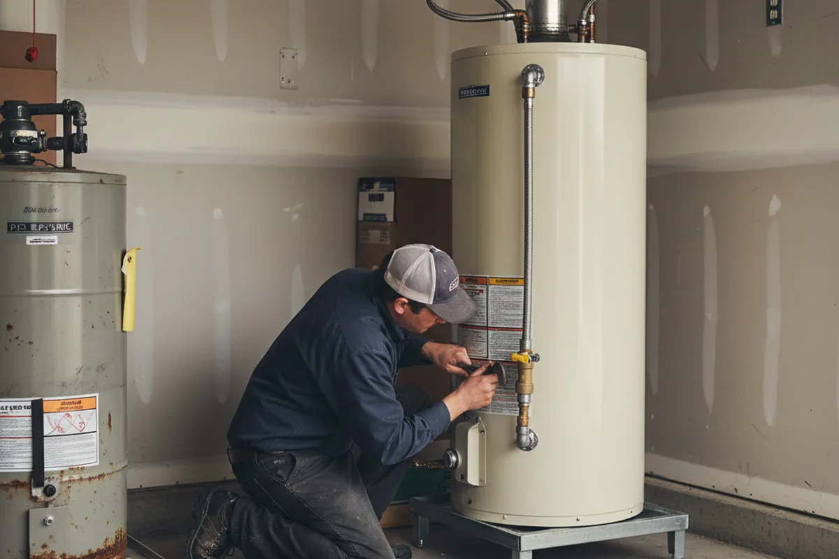 Water heater and shutoff valve replacement in Flagler Beach